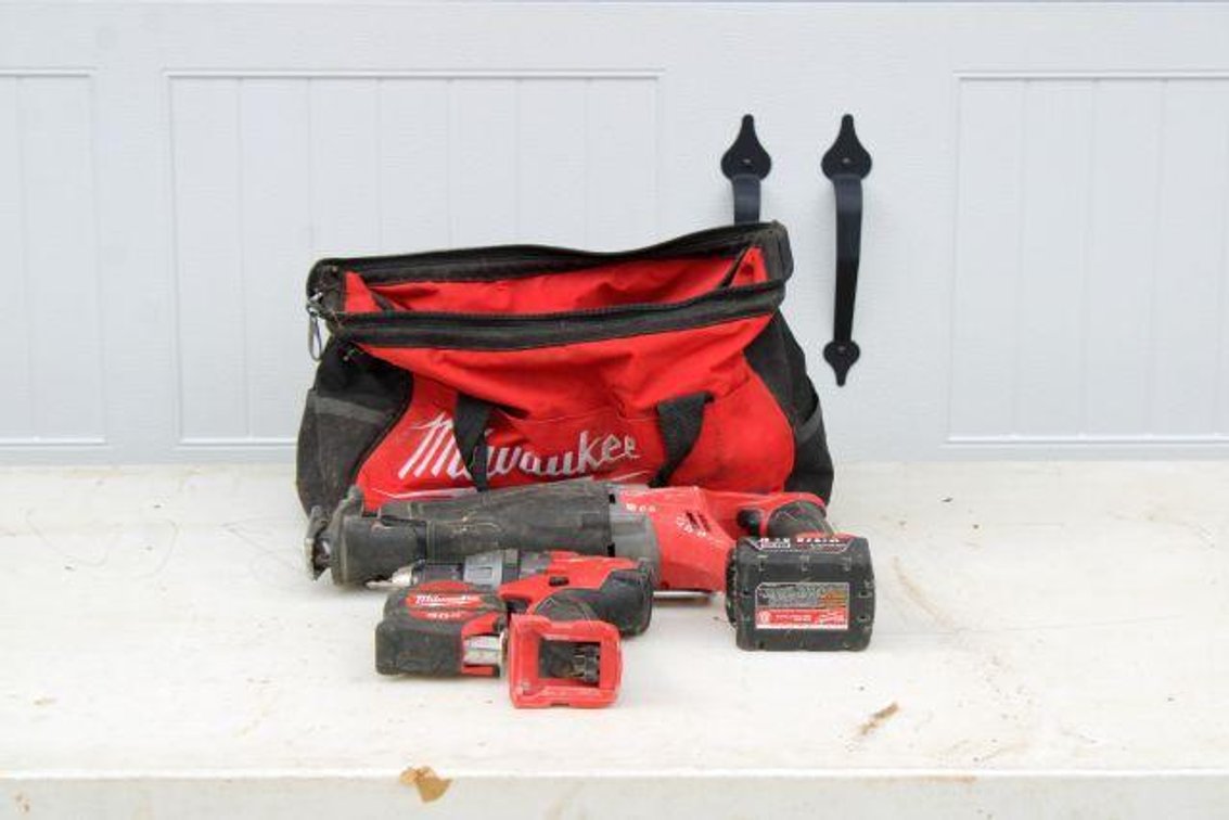 MILWAUKEE M18 CORDLESS RECIPROCATING SAW AND DRILL