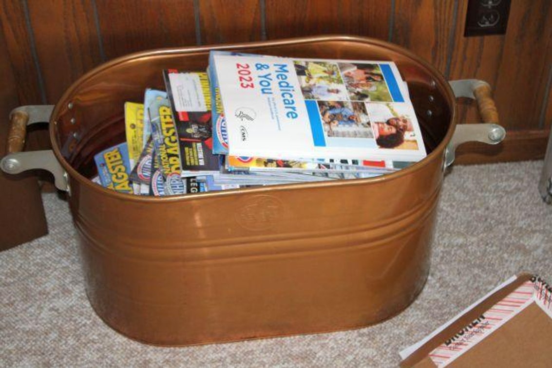 VINTAGE REVARE WARE COPPER BOILER WASHTUB BASIN