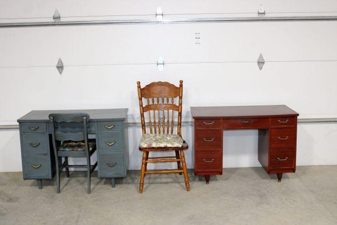 DESKS AND CHAIRS
