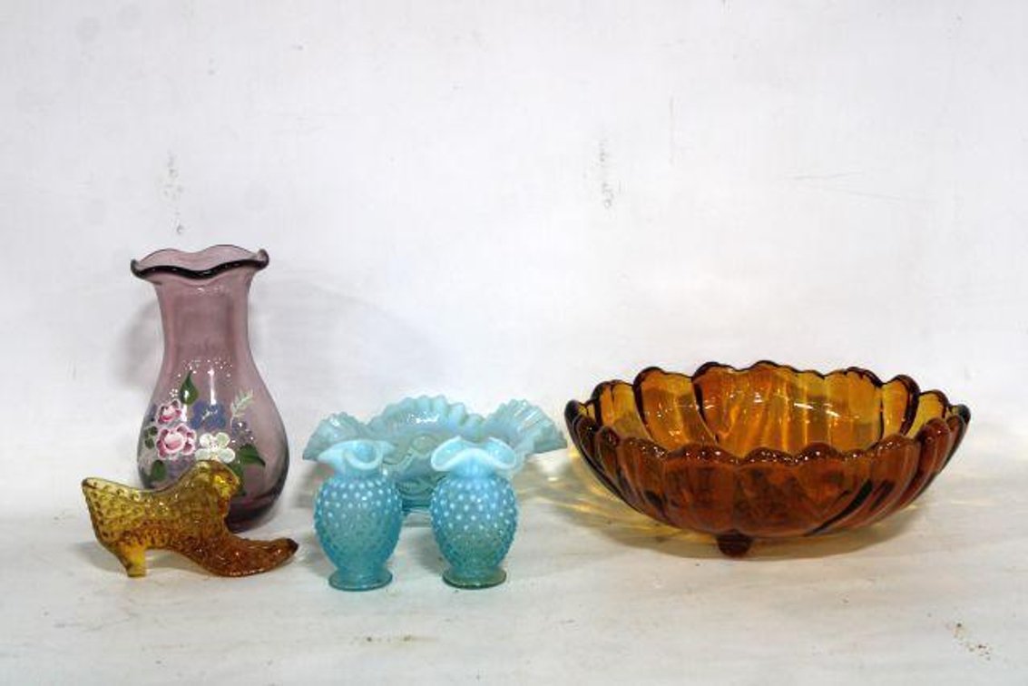 GLASSWARE INCLUDING FENTON