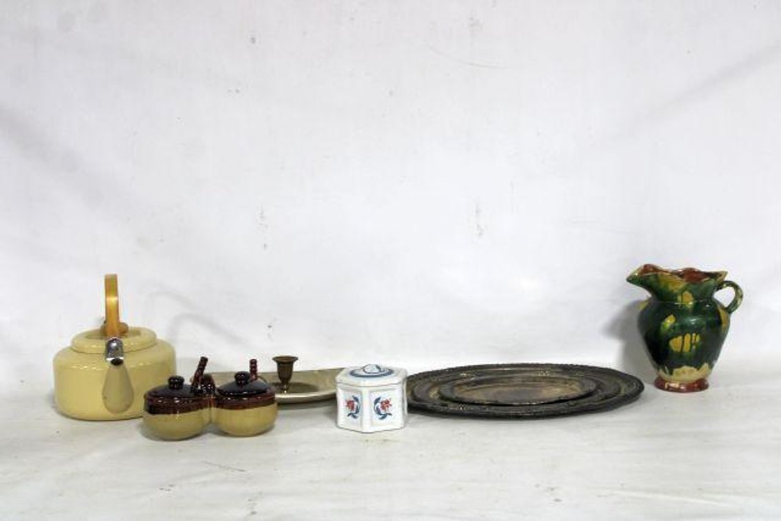TEA KETTLE, PITCHER, ETC