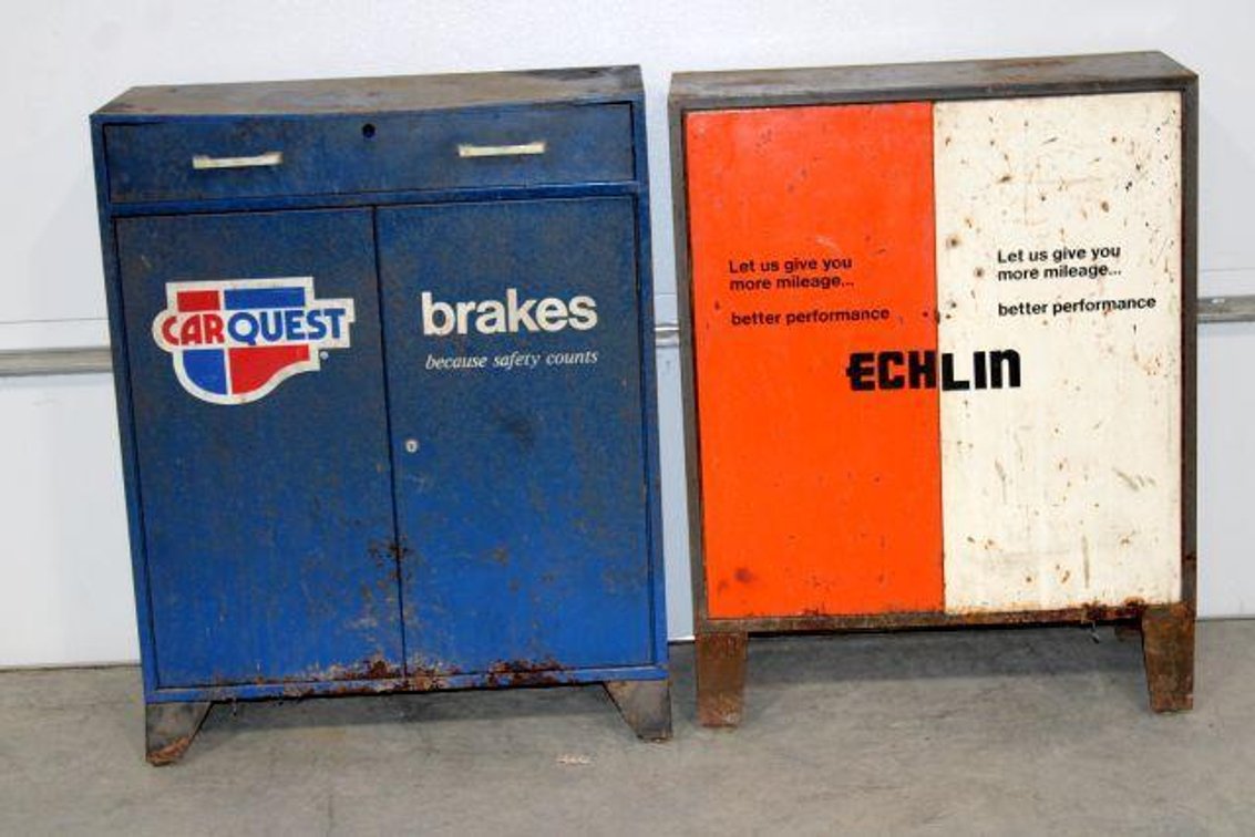 CAR QUEST AND ECHLIN TOOL CABINETS 