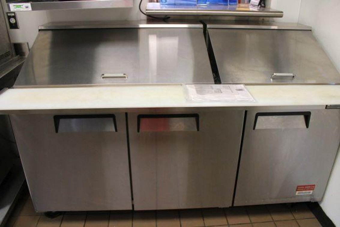 MEGA TOP REFRIGERATOR W/ CUTTING BOARD
