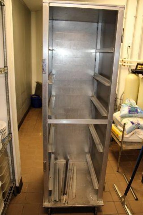 BREAD CART ON CASTERS DOORS NOW ADDED