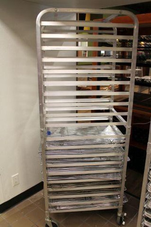 ROLLING BREAD CART 