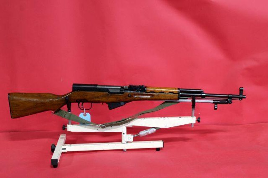 CHINESE CJASFLD SKS SEMI AUTO RIFLE W/ BAYONET 