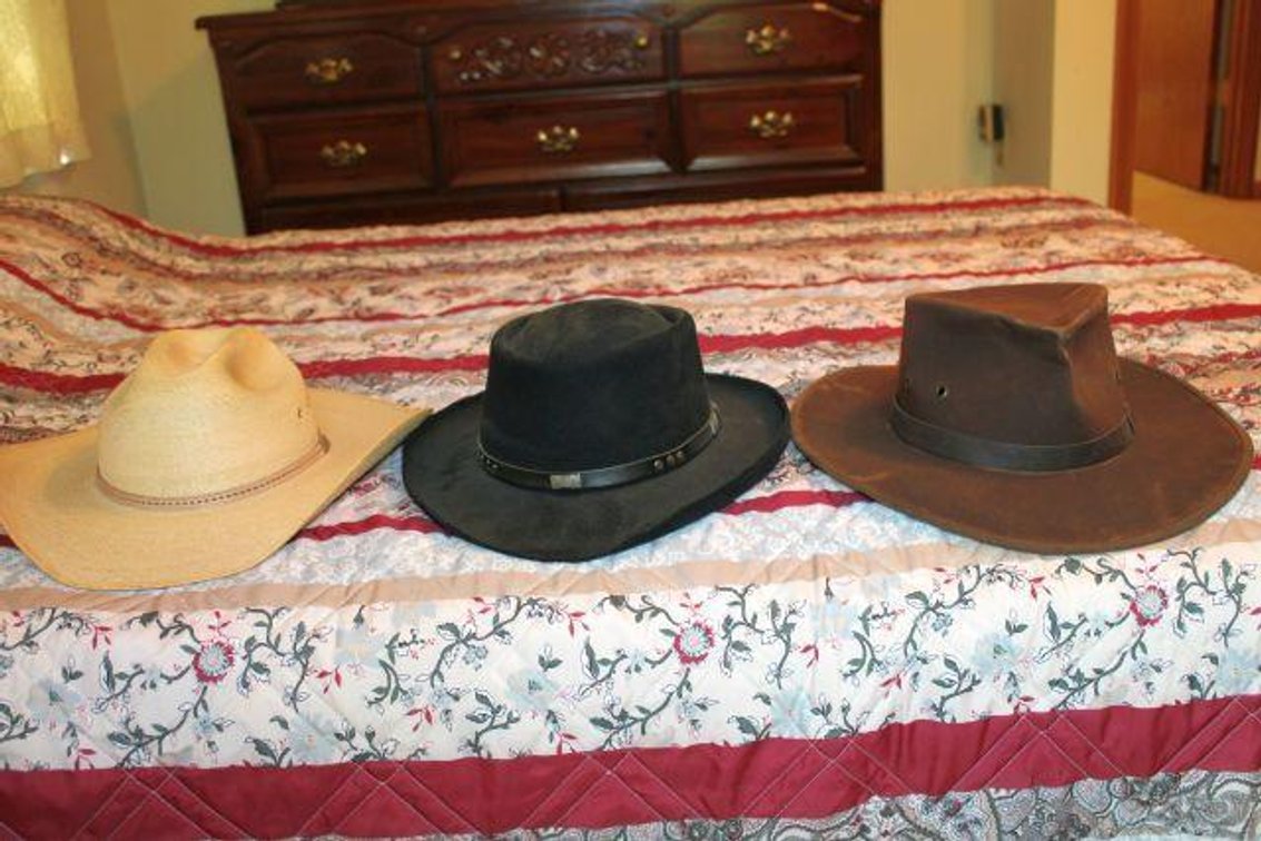 HATS, STETSON PURE WOOL