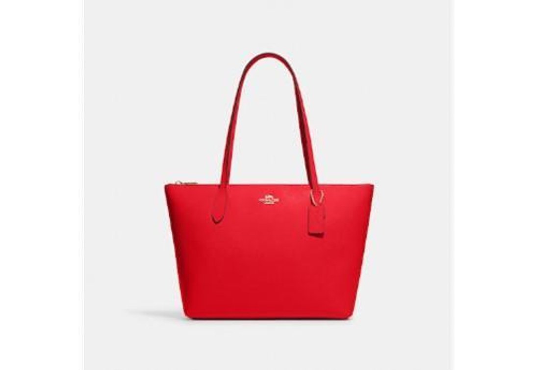 L - COACH ZIP TOP TOTE