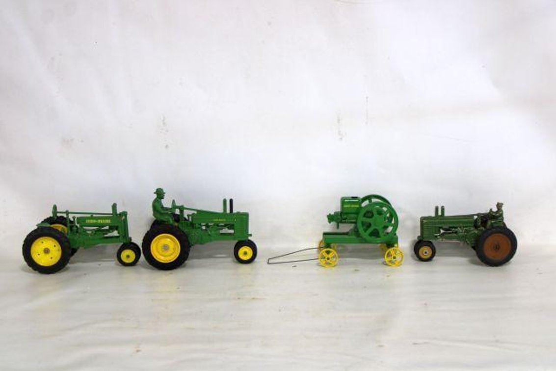 ERTL DIECAST TRACTORS AND HIT AND MISS ENGINE 