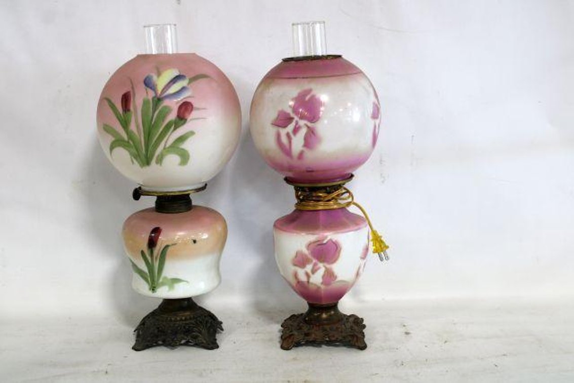 VINTAGE PAINTED LAMPS