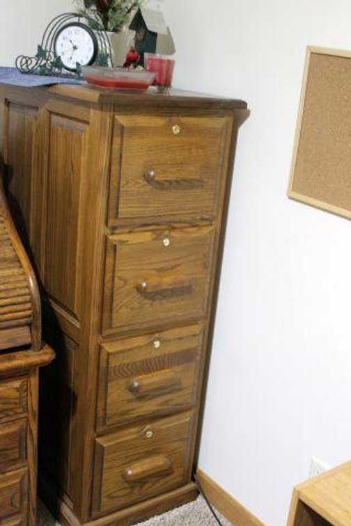 FILING CABINET AND CONTENTS 