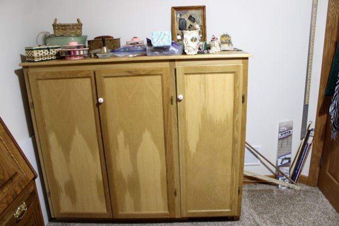 CABINET W/ CONTENTS AND MORE 