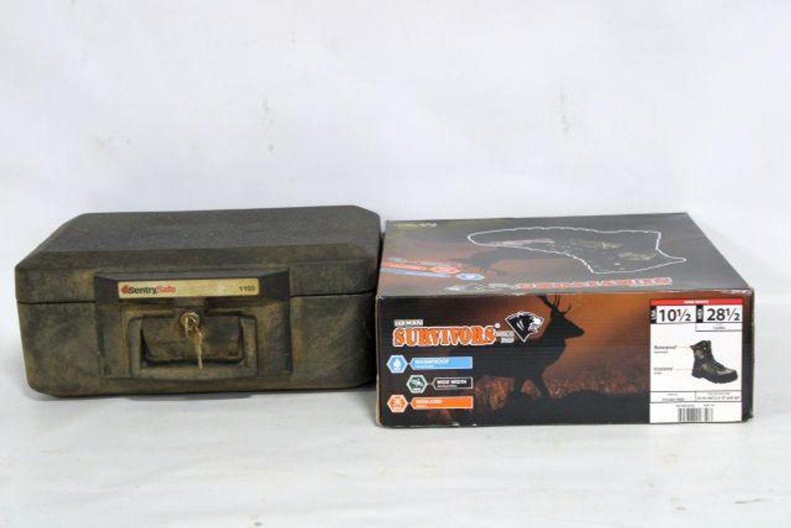HERMAN SURVIVOR BOOTS AND SENTRY SAFE