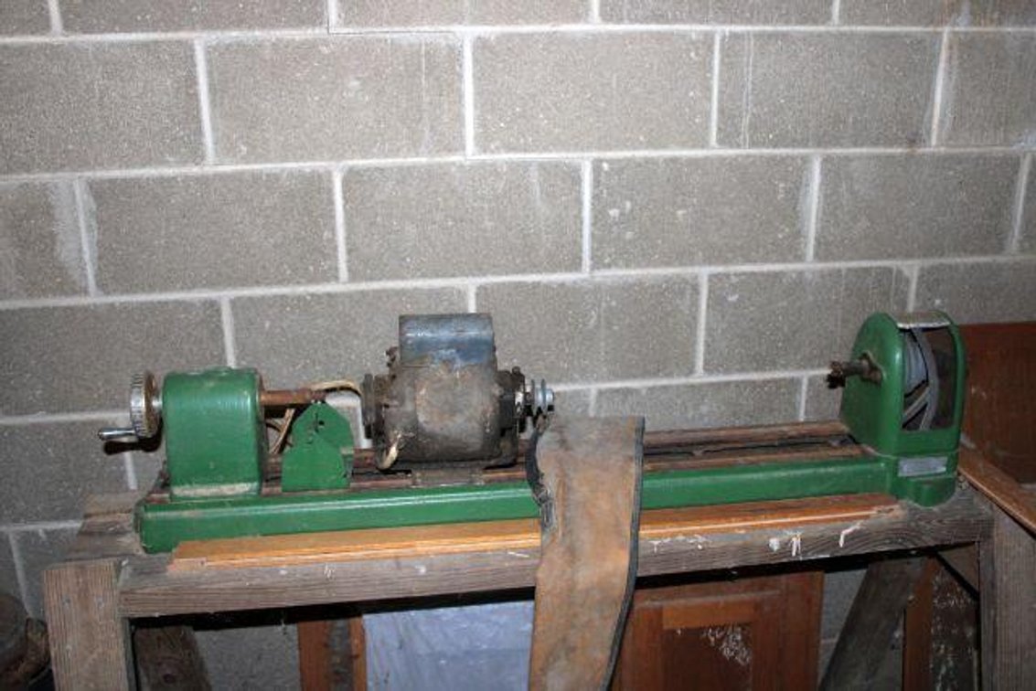 LATHE AND STAND 