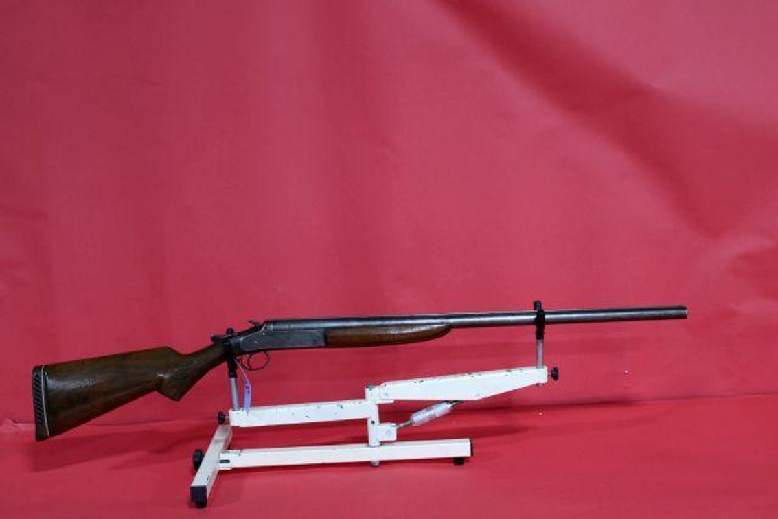 IVER JOHNSON MATTED RIB SHOTGUN 