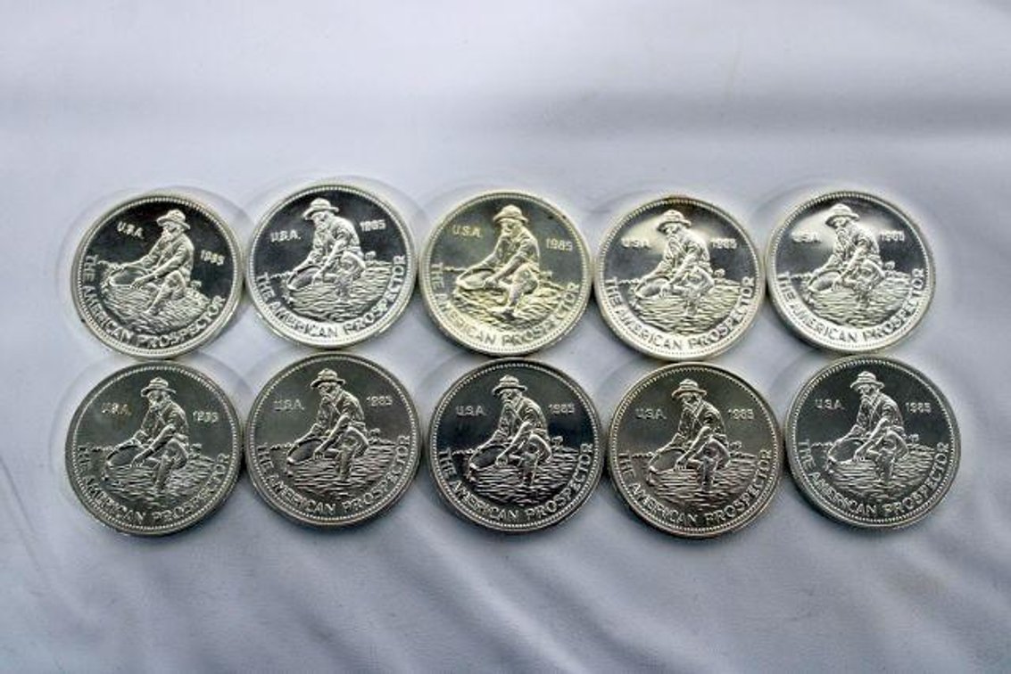 THE AMERICAN PROSPECTOR SILVER COINS