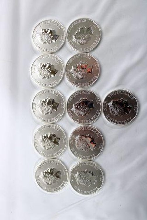 2021 NIUE 2 DOLLAR SILVER STAR WARS COINS 