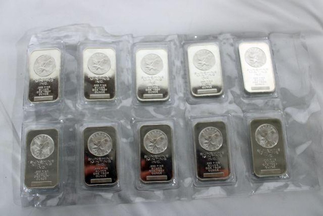 SUNSHINE MINTING INC SILVER BARS