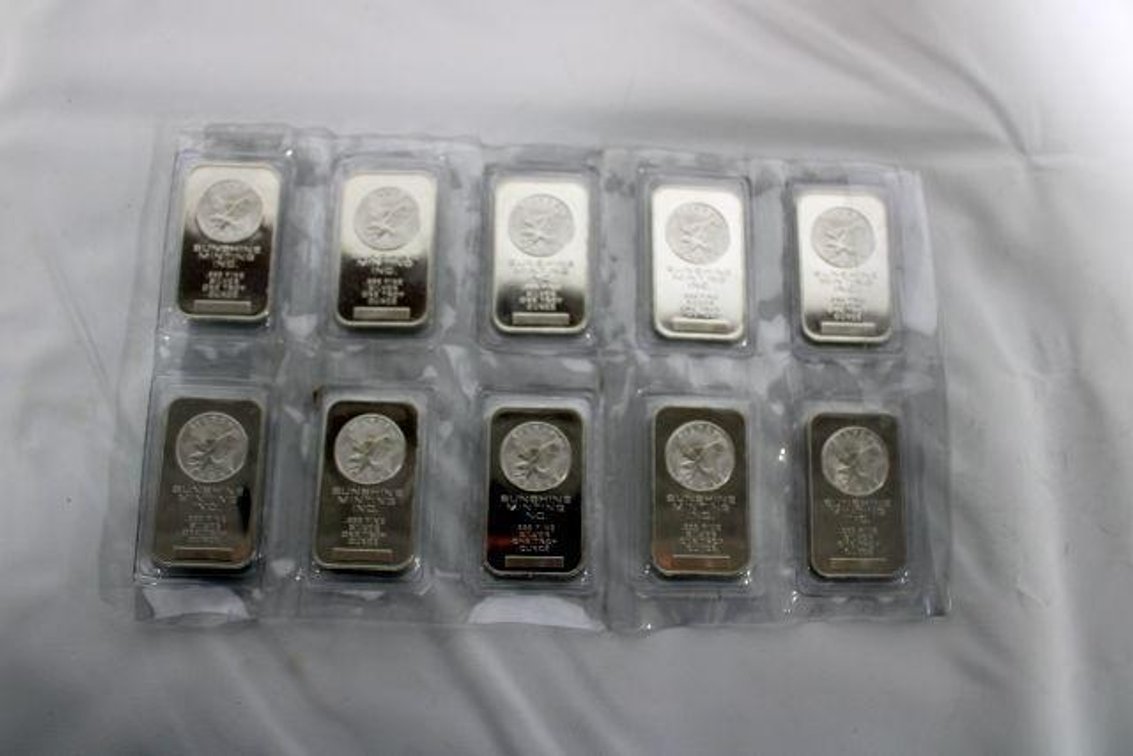 SUNSHINE MINTING INC SILVER BARS