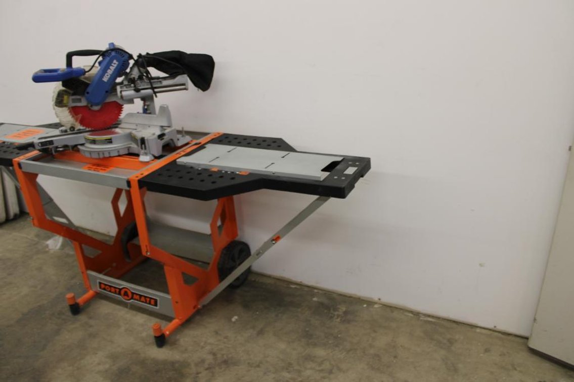 KOBALT MITER SAW & PORTAMATE STAND