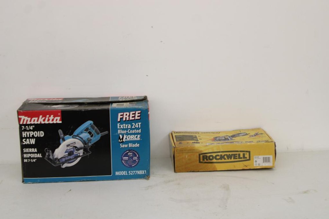 MAKITA HYPOID & ROCKWELL VERSACUT SAWS