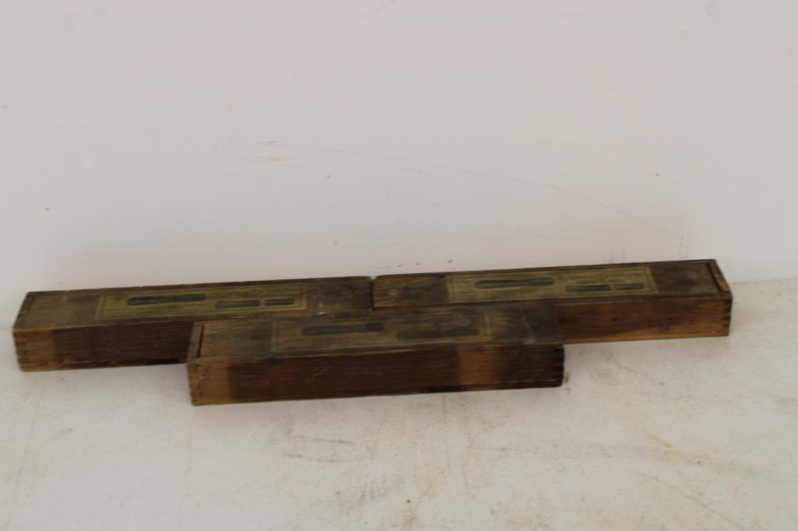 VINTAGE DIAMOND BIT BOXES