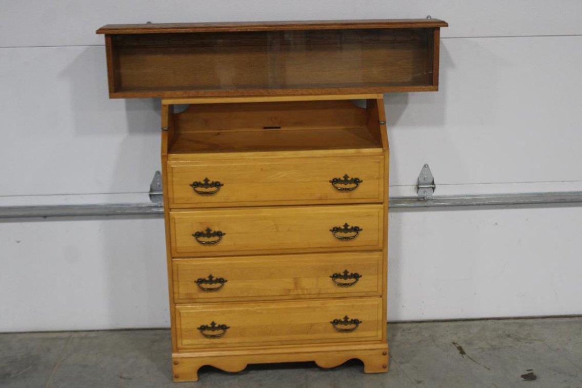 SECRETARY DESK AND MANTLE