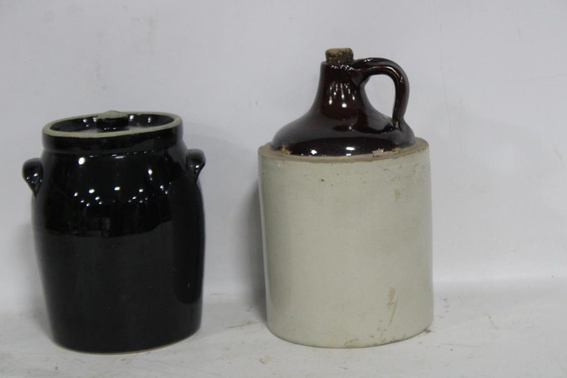 CROCK JUG AND JAR