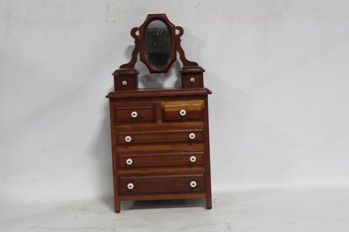MINI MIRROR TOP DRESSER