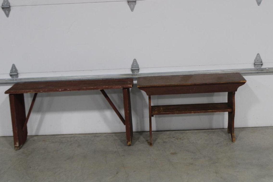 PRIMITIVE BENCHES