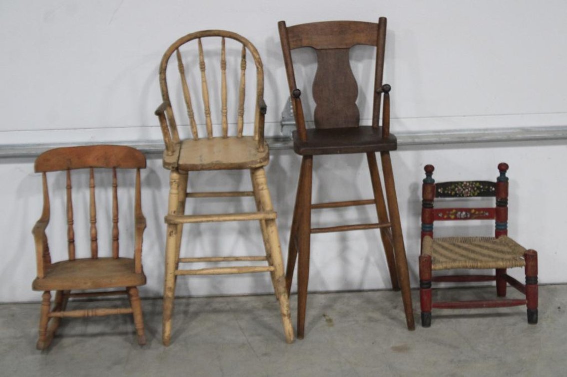 VINTAGE KIDS CHAIRS