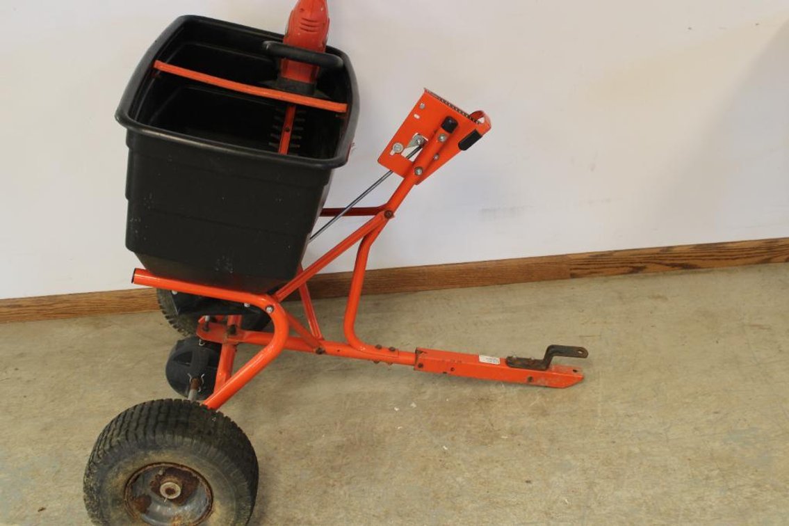 AGRI-FAB BROADCASTER AND HEDGE TRIMMERS