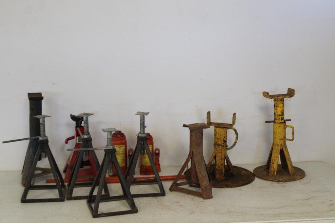 JACK STANDS AND BOTTLE JACKS