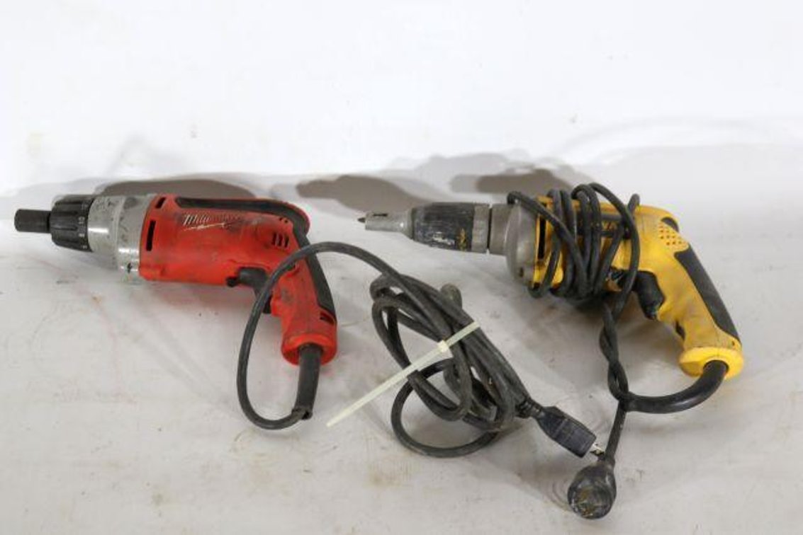 MILWAUKEEAND DEWALT CORDED IMPACTS