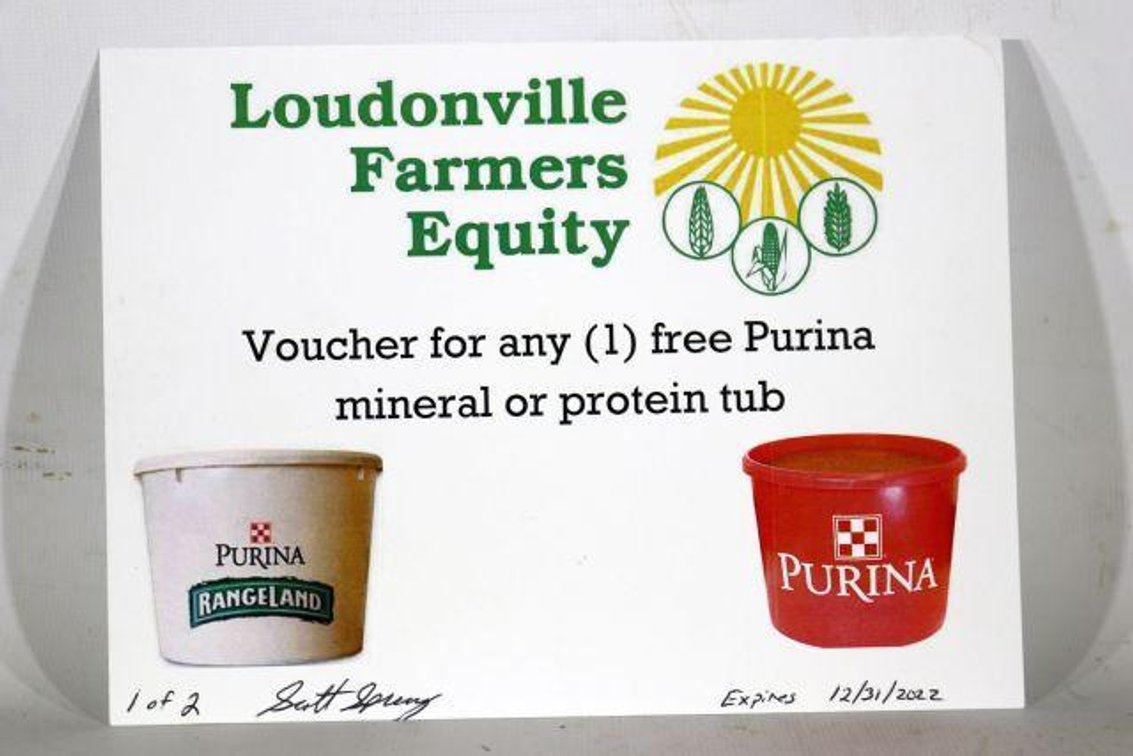 LOUDONVILE FARMERS EQUITY VOUCHER