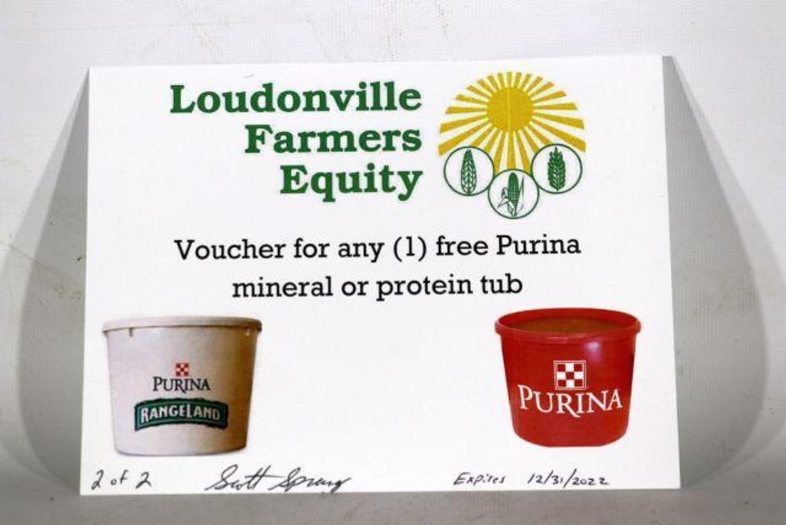 LOUDONVILE FARMERS EQUITY VOUCHER