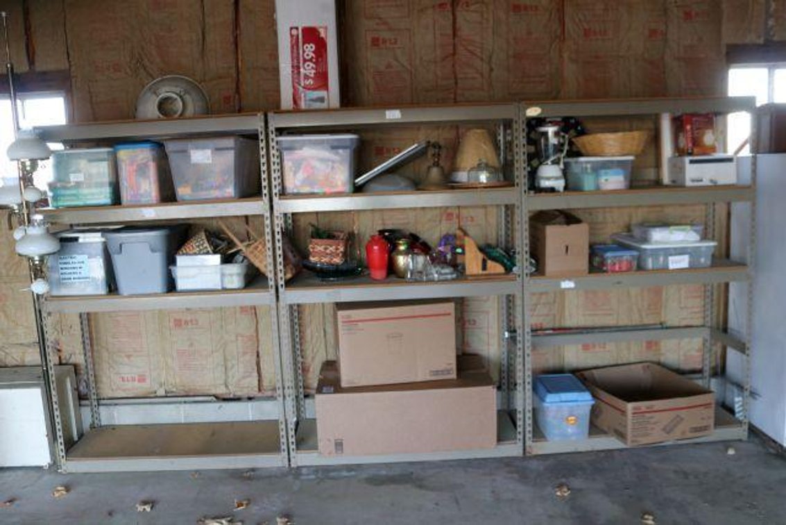 SHELVING AND CONTENTS
