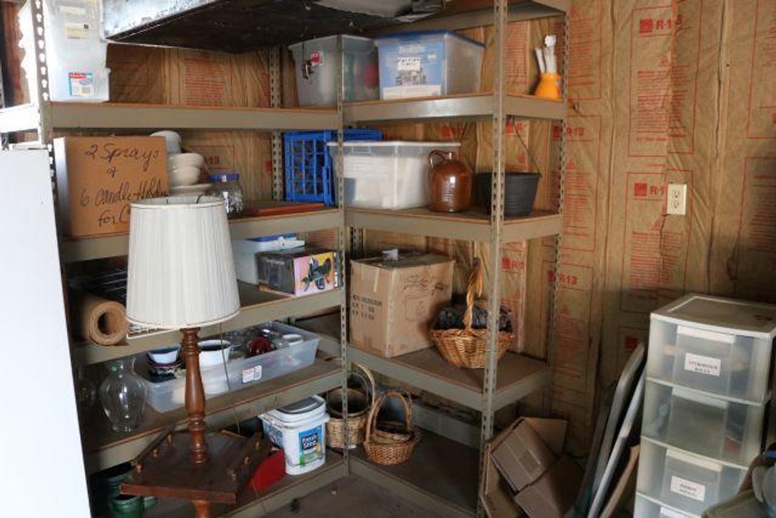 SHELVES WITH CONTENTS