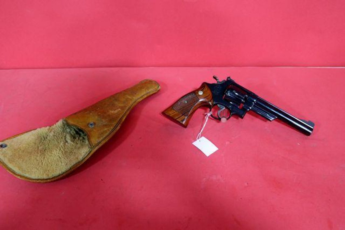SMITH & WESSON 45 CAL MODEL 1955 REVOLVER