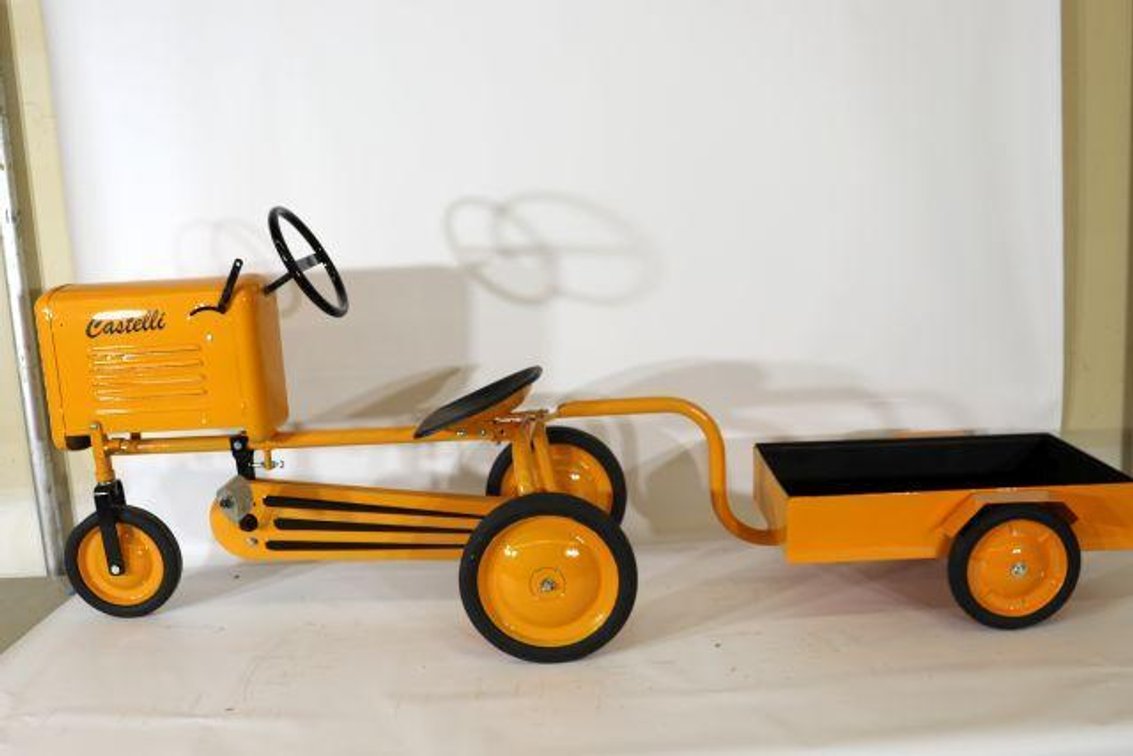 CASTELLI PEDAL TRACTOR WITH WAGON