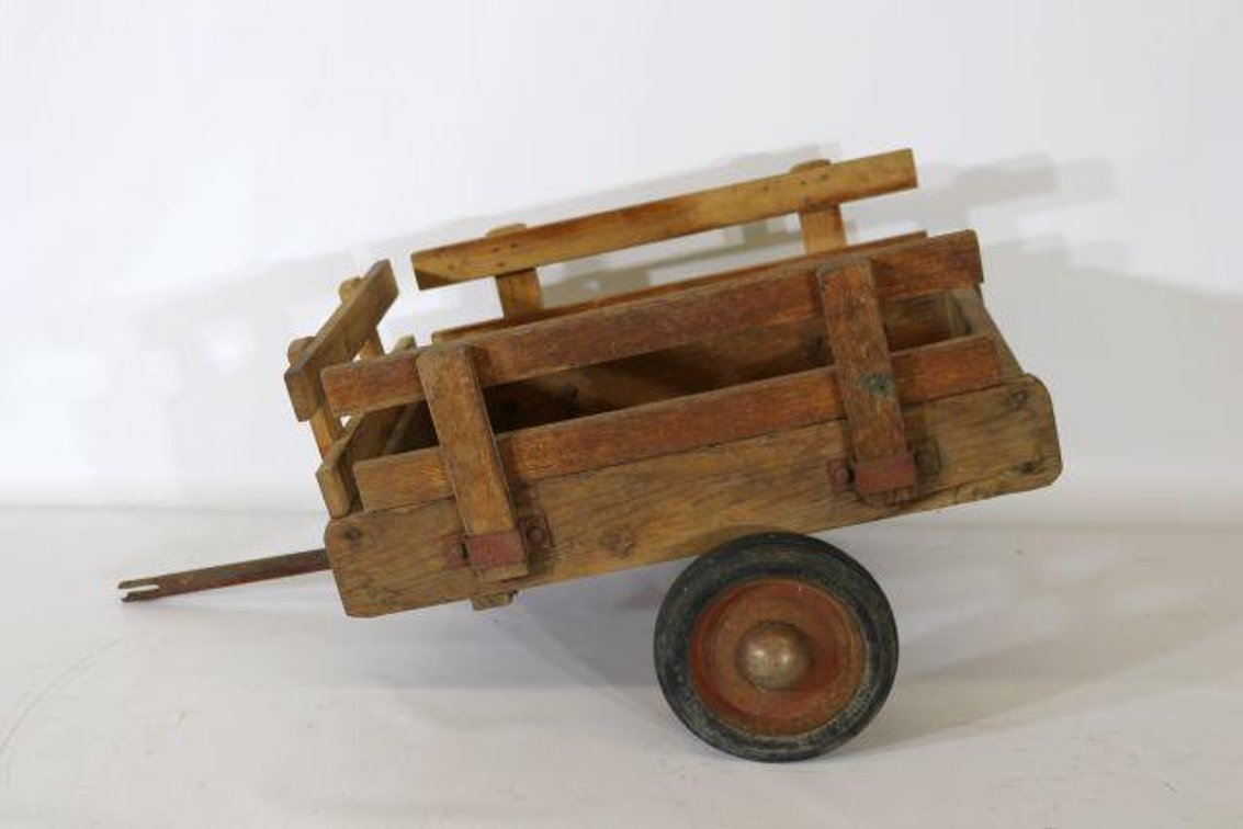 WOOD SIDE CART