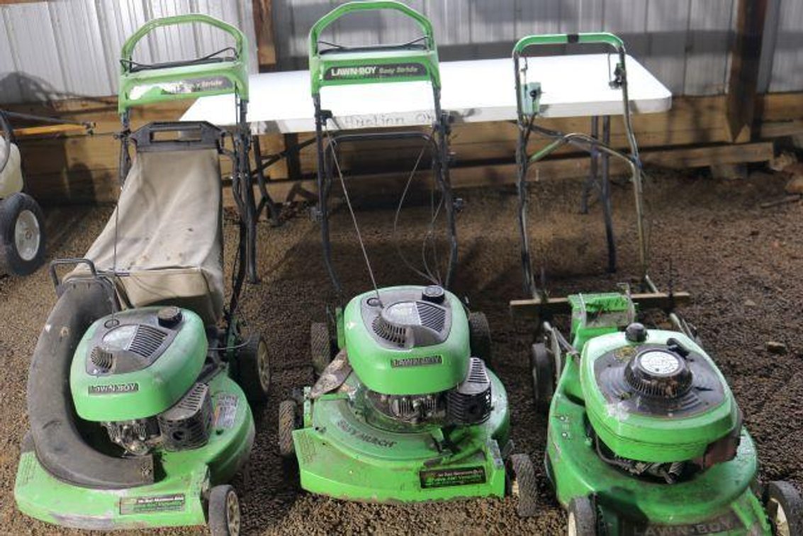 3 LAWN BOY PUSH MOWERS