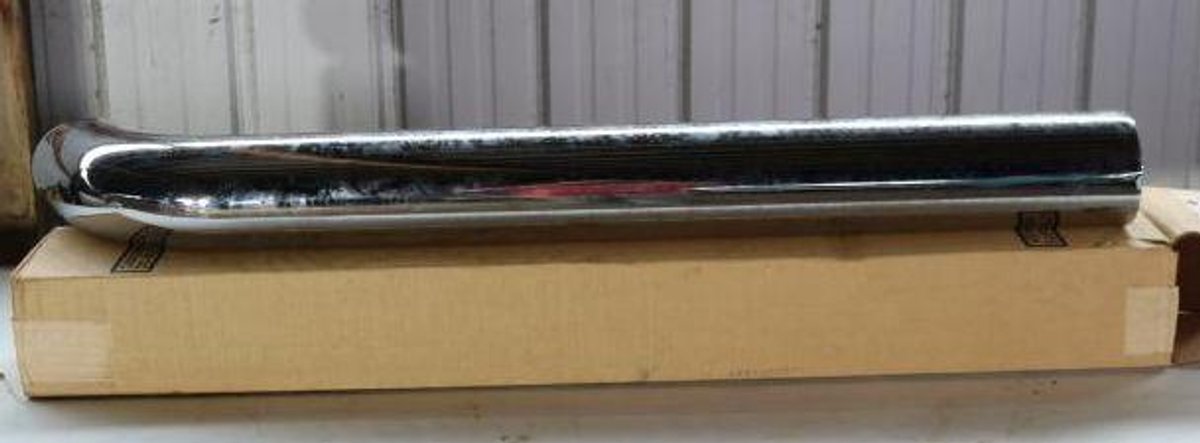 5" CURVED CHROME EXHAUST 