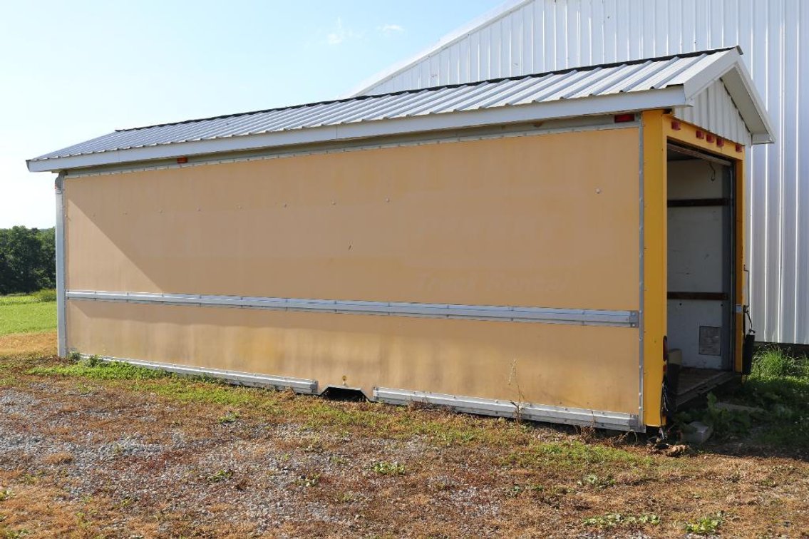 BOX STORAGE CONTAINER W/ ROOF