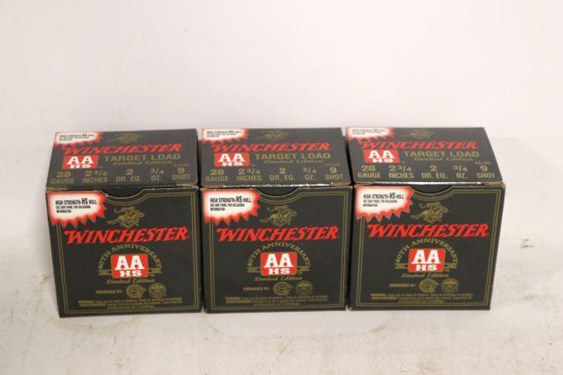 75 ROUNDS WINCHESTER 28 GAUGE SHOTSHELLS