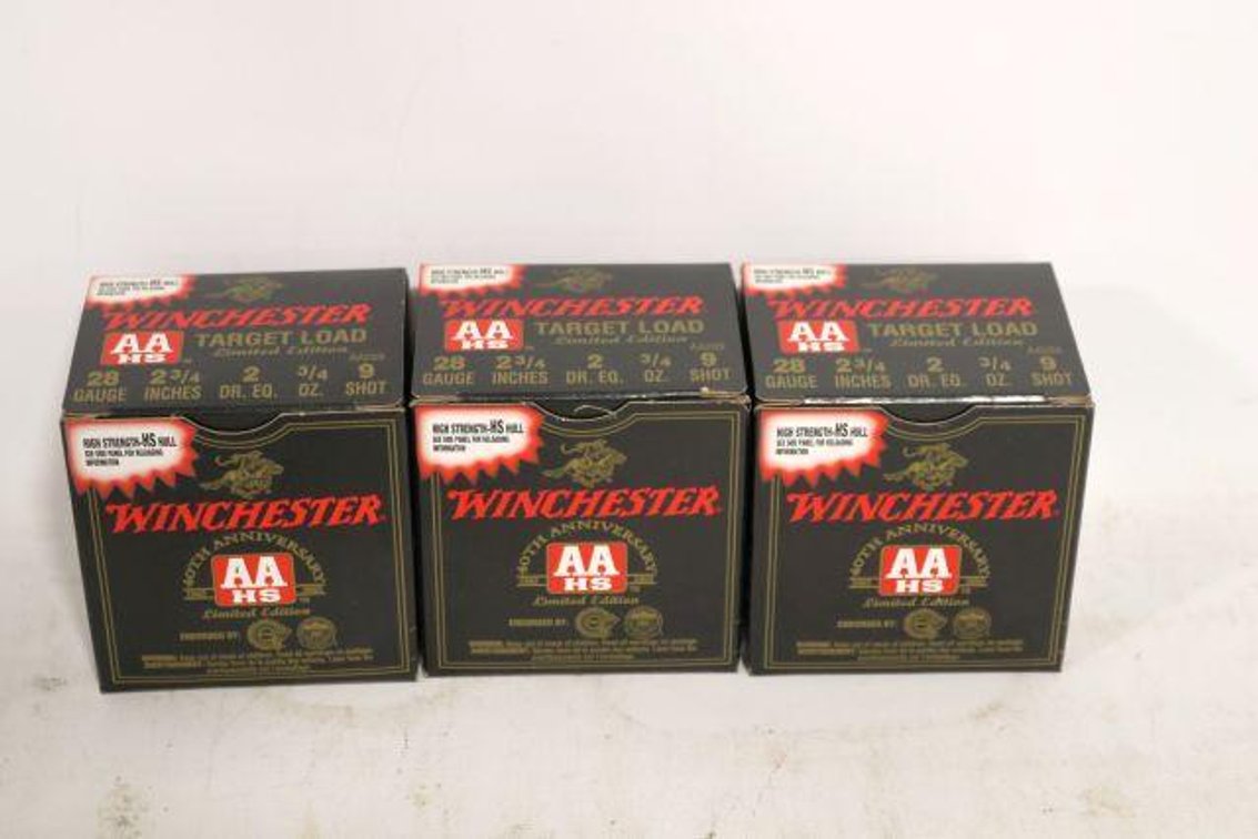 75 ROUNDS WINCHESTER 28 GAUGE SHOTSHELLS