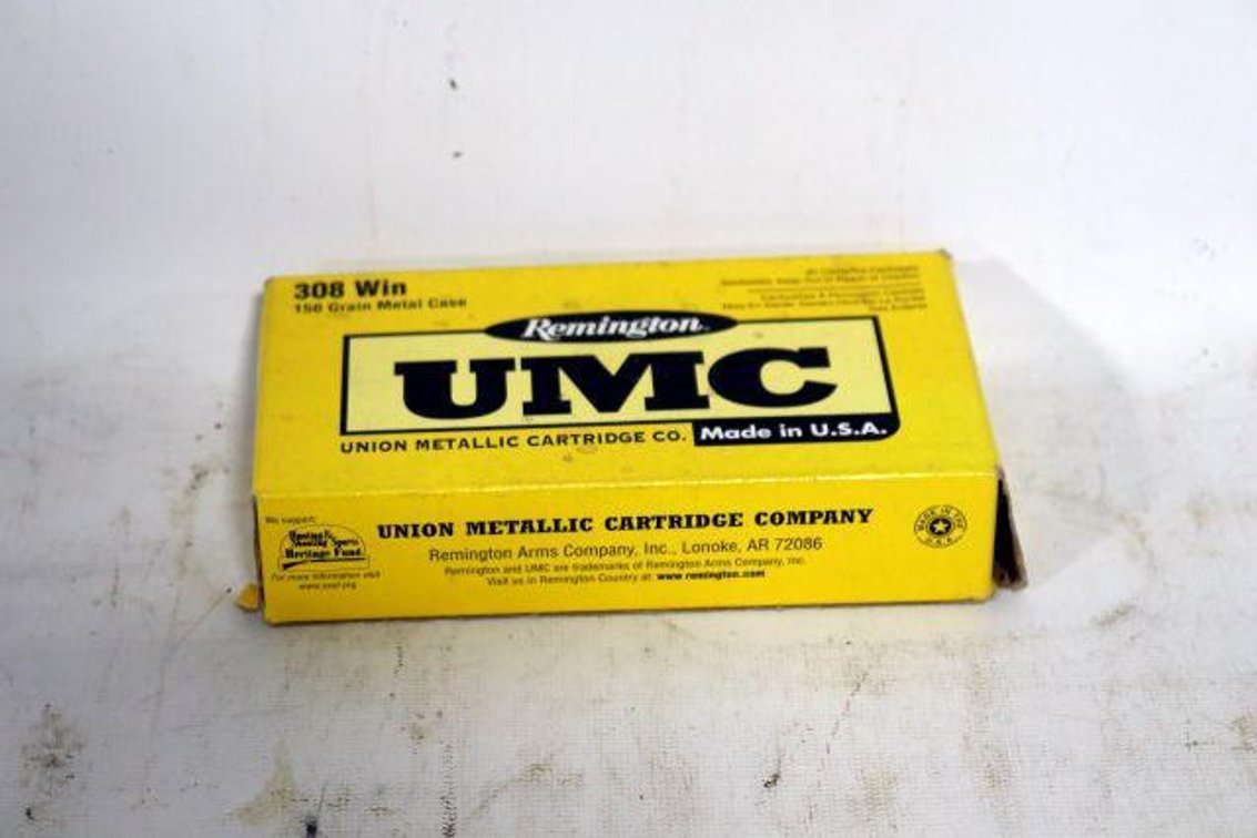 20 ROUNDS REMINGTON UMC 308 WIN AMMO