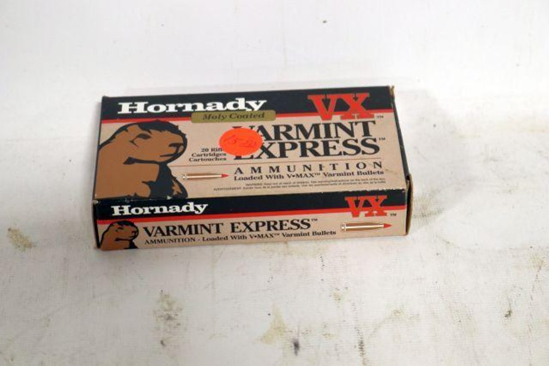 20 ROUNDS HORNADY VARMINT EXPRESS AMMO