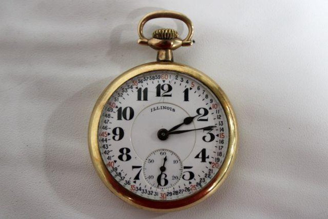 ILLINOIS A. LINCOLN POCKET WATCH