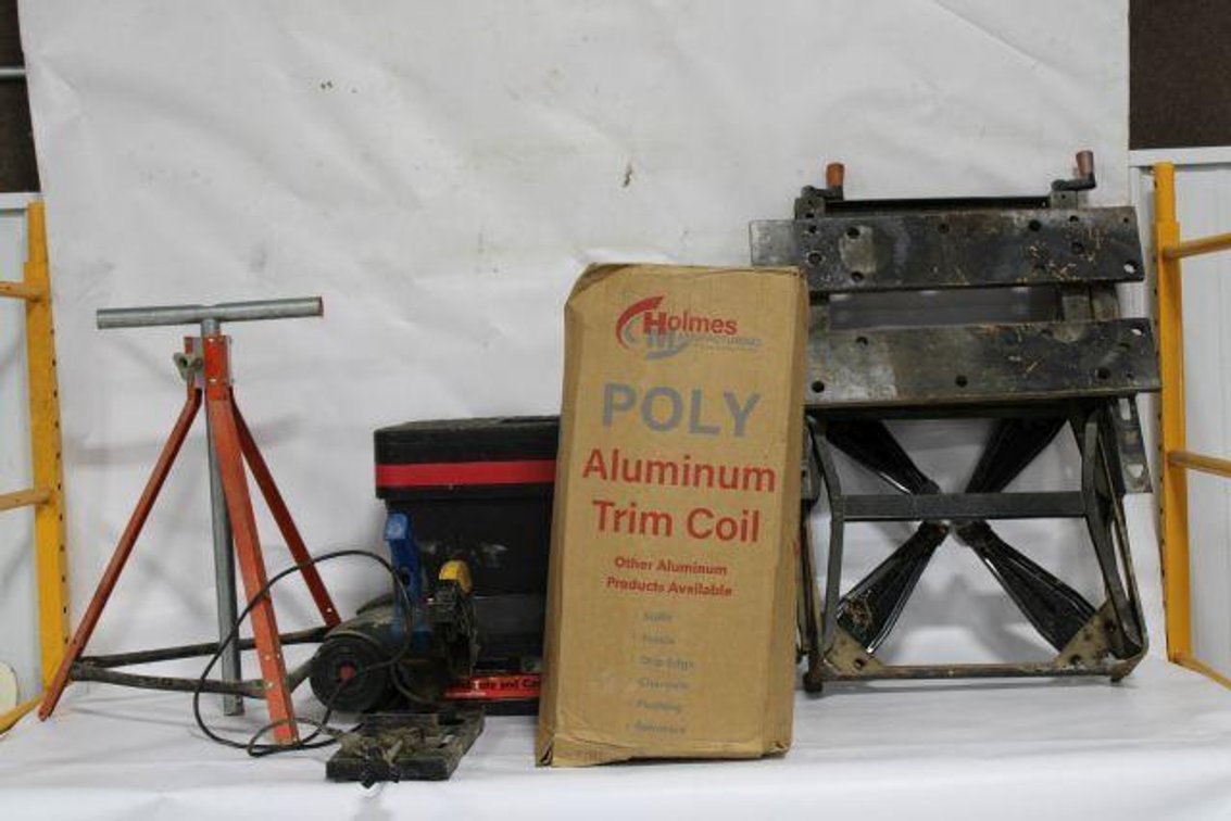 TOOL BOX, WORK TABLE, ETC 